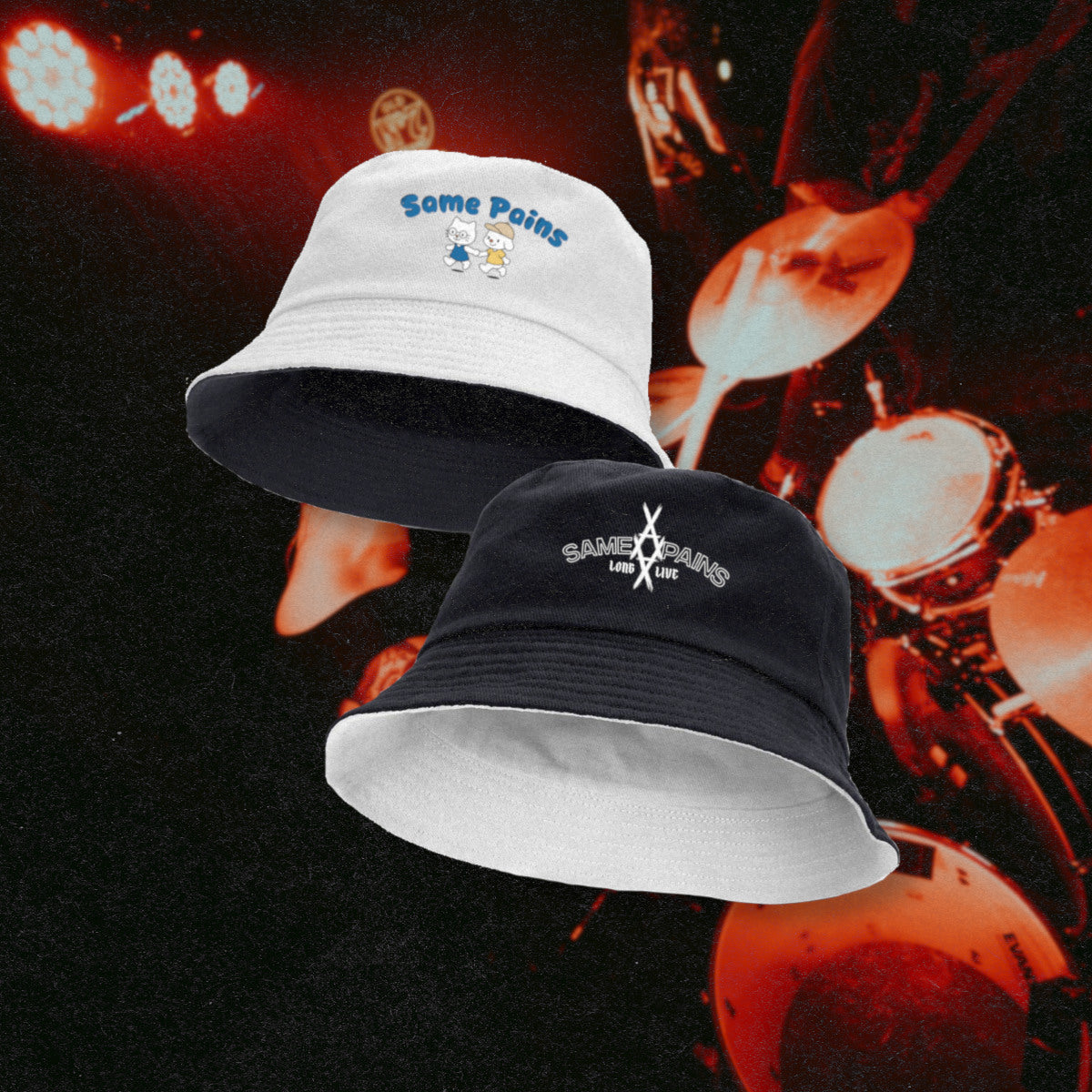 "logo" bucket hats