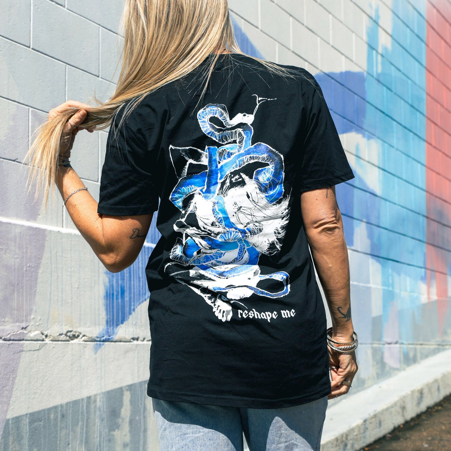 "reshape me" t-shirt