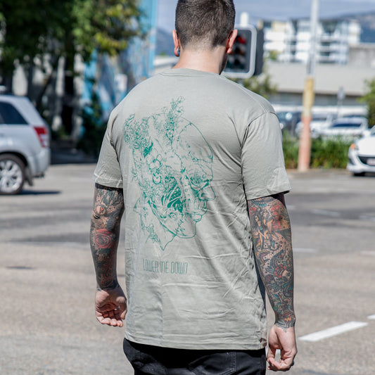 "lower me down" t-shirt